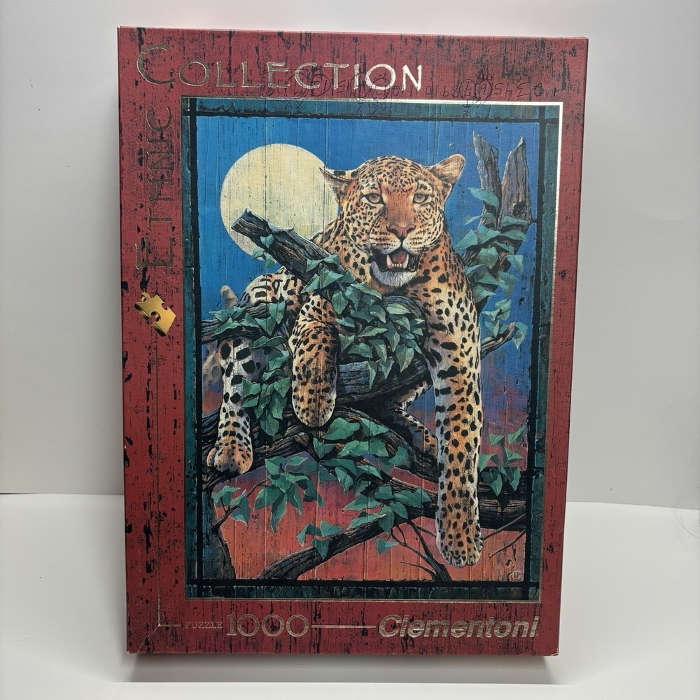 Clementoni Ethnic Collection 1000 Piece Jigsaw Puzzle Wild Night 30881 *RARE*